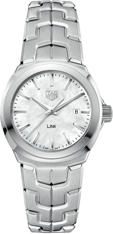 TAG Heuer,Link 32mm,32mm,Stainless Steel,White,Quartz,Date,Sapphire,WBC1310,WBC1310.BA0600