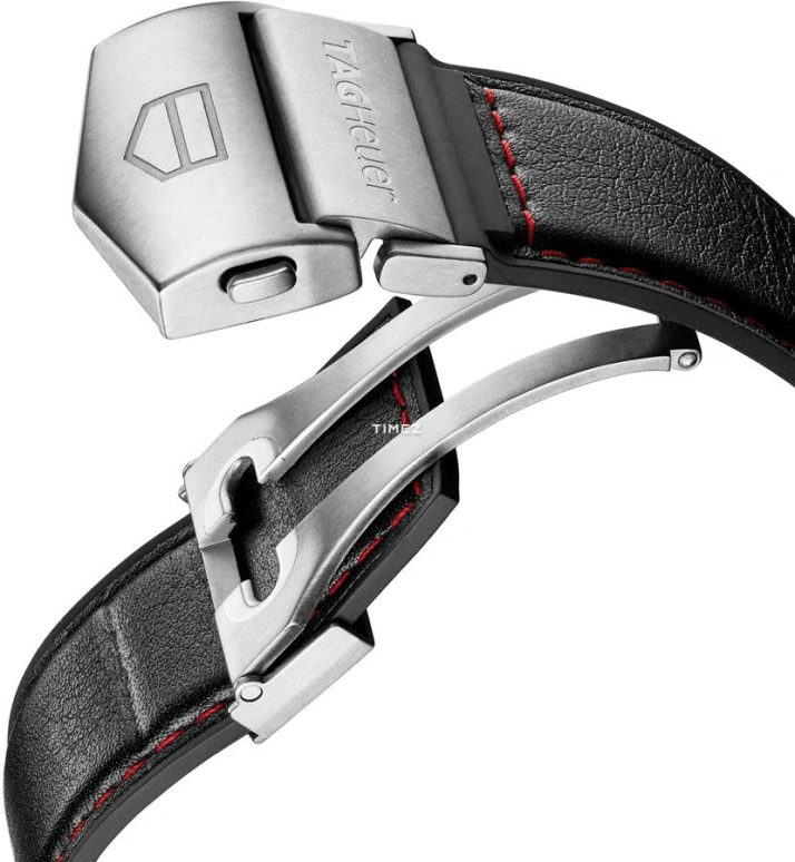 TAG Heuer,Connected Watch 45mm,45mm,Titanium,Silver,Black,Red,Processor,Chronograph,Day,Smartwatch,GPS,Sapphire,Crystal Glass,Round,SBF8A8029,SBF8A8029.11EB0148