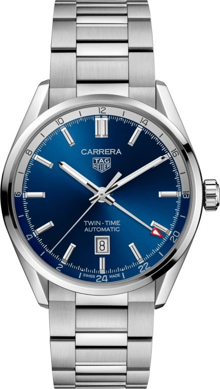 TAG Heuer,Carrera 41mm,41mm,Stainless Steel,Silver,Automatic,Date,46hours,WBN201A,WBN201A.BA0640