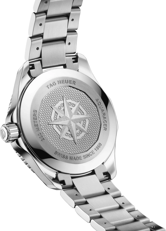 TAG Heuer,Aquaracer 40mm,40mm,Stainless Steel,Black,Automatic,Chronograph,Date,WBP2110,WBP2110.BA0627