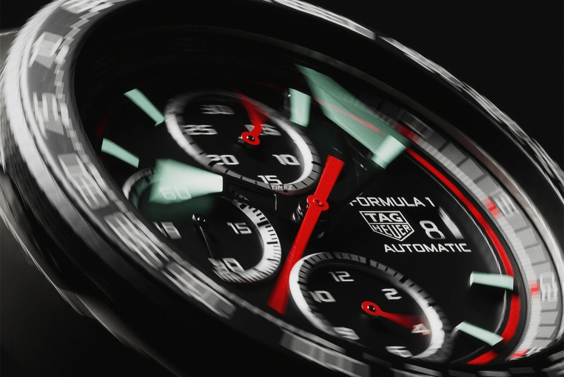 TAG Heuer,Formula 1 44mm,44mm,Titanium,Black,Automatic,Chronograph,Day,CBZ2082,CBZ2082.FT8096