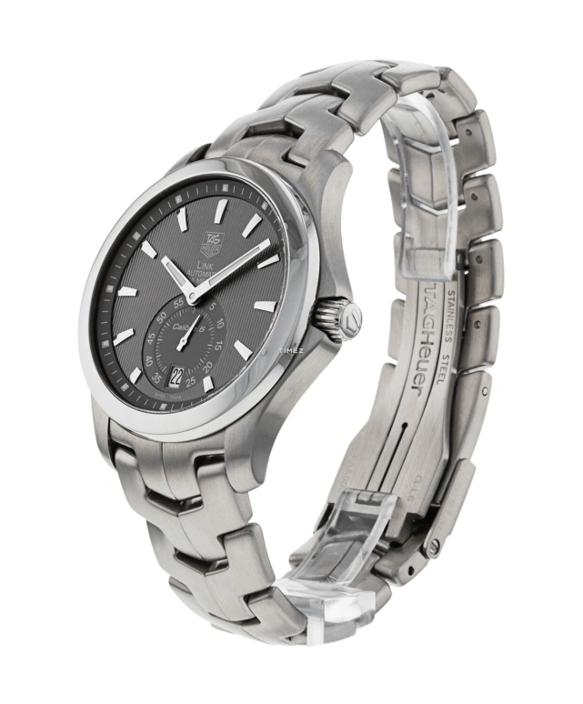 TAG Heuer,Link 39mm,39mm,Stainless Steel,Smoky Coal,Automatic,Day,42hours,WJF211G,WJF211G.BA0570