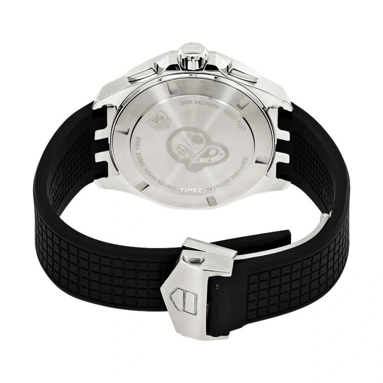 TAG Heuer,Aquaracer 43mm,43mm,Stainless Steel,Silver,Quartz,Chronograph,Big Date,CAY1111,CAY1111.FT6041
