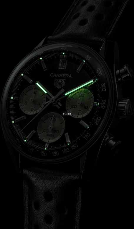 TAG Heuer,Carrera 39mm,39mm,Stainless Steel,Black,Automatic,Chronograph,Day,CBS2210,CBS2210.FC6534