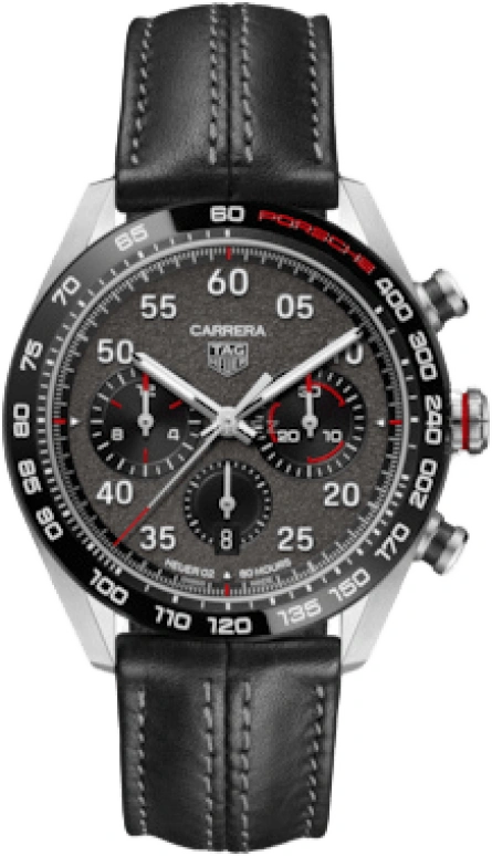 TAG Heuer,Carrera 44mm,44mm,Ceramic,Stainless Steel,Black,Automatic,Chronograph,Date,Column Wheel,CBN2A1F,CBN2A1F.FC6492