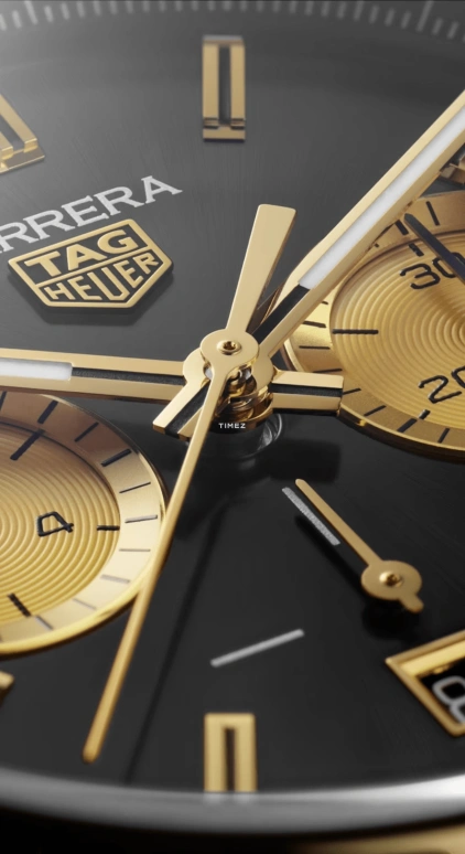 TAG Heuer,Carrera 42mm,42mm,Yellow Gold,Black,Automatic,Chronograph,Day,Jimmy Butler,CBN2044,CBN2044.FC8313
