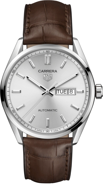TAG Heuer,Carrera 39mm,39mm,Stainless Steel,Silver,Automatic,Date,Day,WBN2011,WBN2011.FC6484