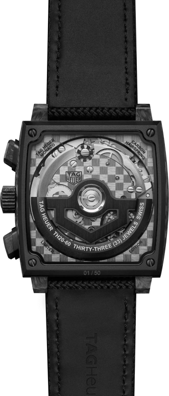 TAG Heuer,Monaco 39mm,39mm,Carbon,Forged Carbon,Black,Automatic,Chronograph,Flyback,CBL5190,CBL5190.FT6313