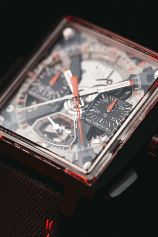 TAG Heuer,Monaco 39mm,39mm,Titanium,Black,Grey,Automatic,Chronograph,Rattrapante,Max Verstappen Limited Edition