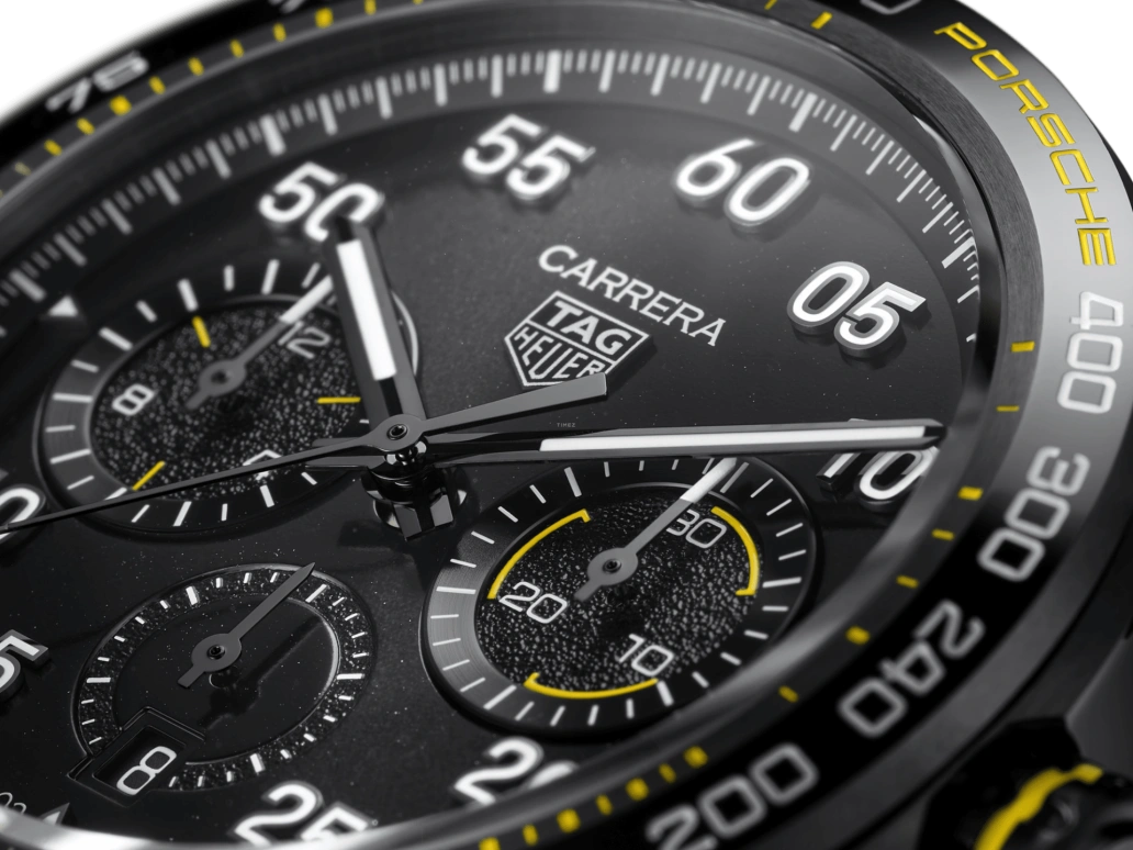 TAG Heuer,Carrera 44mm,44mm,Ceramic,Stainless Steel,Black,Automatic,Chronograph,Date,Column Wheel,CBN2A1H,CBN2A1H.FC6512