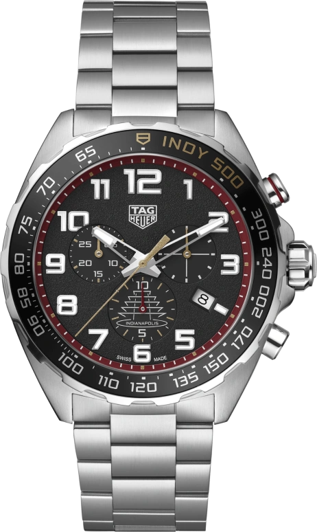 TAG Heuer,Formula 1 43mm,43mm,Ceramic,Stainless Steel,Grey,Quartz,Chronograph,Date,CAZ101AR,CAZ101AR.BA0842