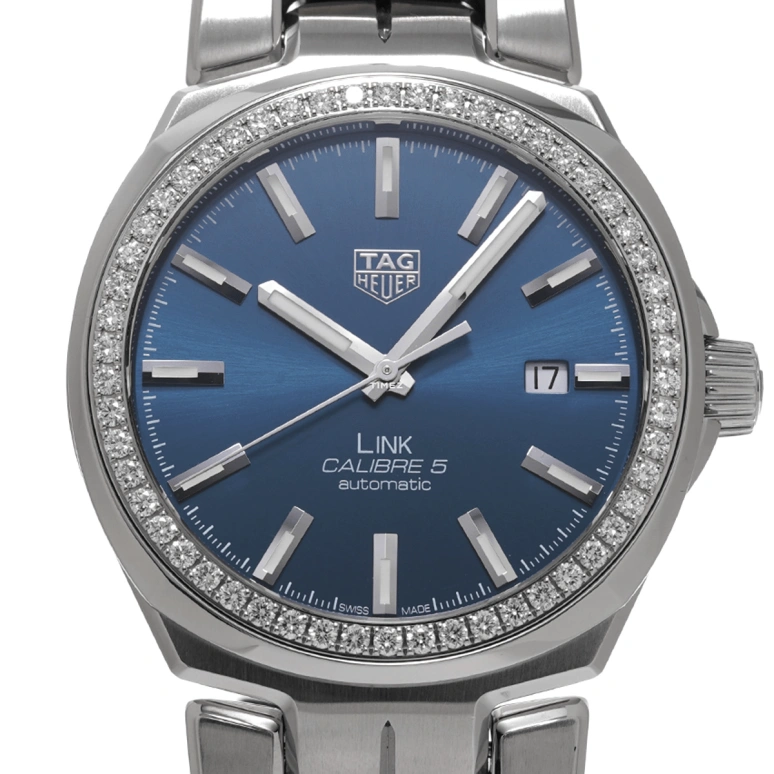 TAG Heuer,Link 41mm,41mm,Stainless Steel,Blue,Automatic,Day,42hours,WBC2113,WBC2113.BA0603