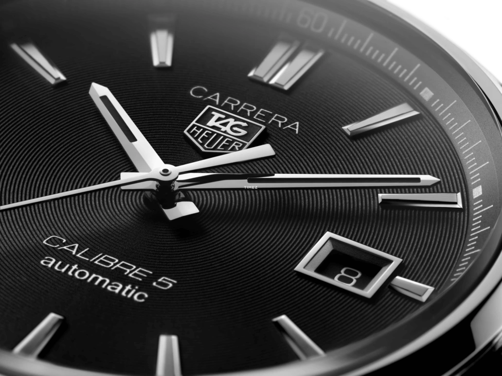 TAG Heuer,Carrera 39mm,39mm,Stainless Steel,Black,Automatic,Day,42hours,WAR211A,WAR211A.FC6180