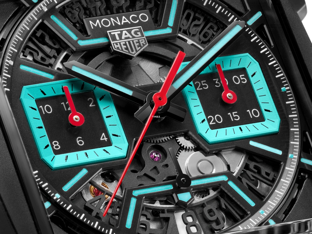 TAG Heuer,Monaco 39mm,39mm,Titanium,Skeleton,Automatic,Chronograph,Day,CBL2184,CBL2184.FT6236