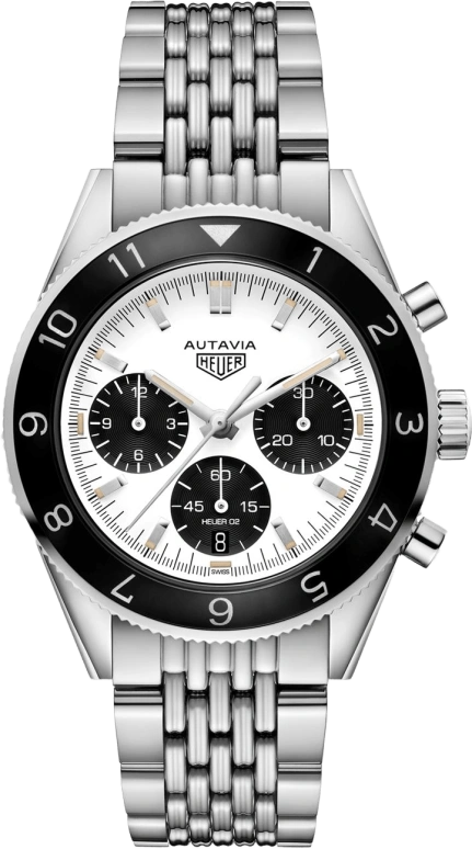 TAG Heuer,Autavia 42mm,42mm,Stainless Steel,White,Automatic,Chronograph,Date,Column Wheel,CBE2116,CBE2116.EB0156