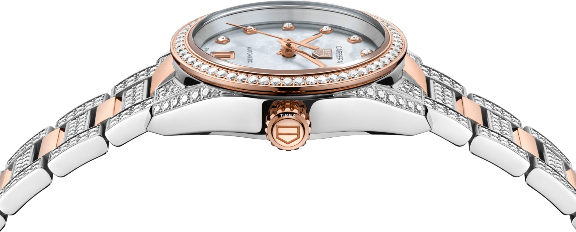 TAG Heuer,Carrera 29mm,29mm,Stainless Steel,White,Automatic,Day,40hours,WBN2451,WBN2451.BD0567