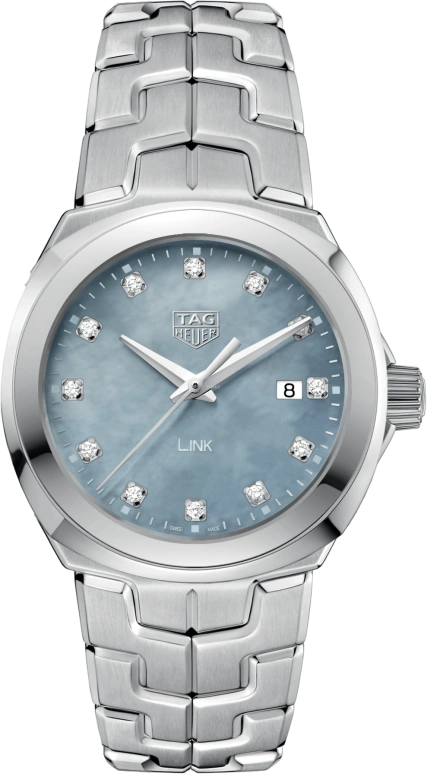 TAG Heuer,Link 32mm,32mm,Stainless Steel,Blue,Quartz,Date,Sapphire,WBC1313,WBC1313.BA0600