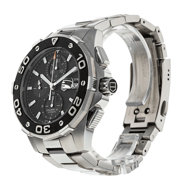 TAG Heuer,Aquaracer 44mm,44mm,Stainless Steel,Black,Automatic,Chronograph,Day,CAJ2110,CAJ2110.BA0872