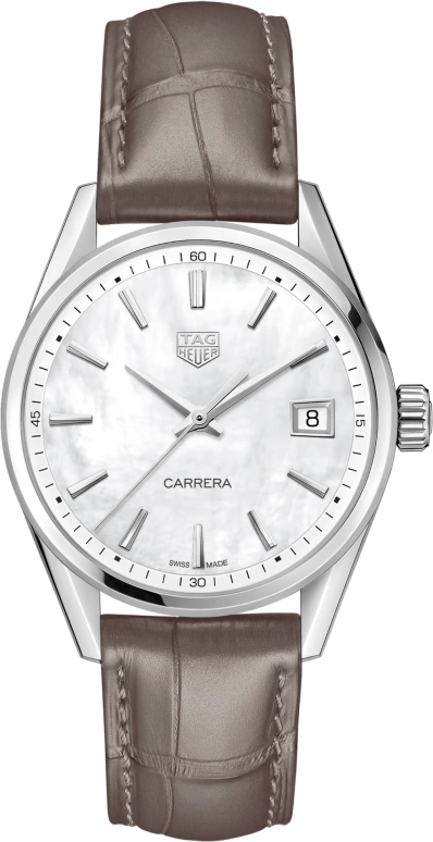 TAG Heuer,Carrera 36mm,36mm,Stainless Steel,White,Sapphire,Crystal Glass,Mother of Pearl,WBK1311,WBK1311.FC8258