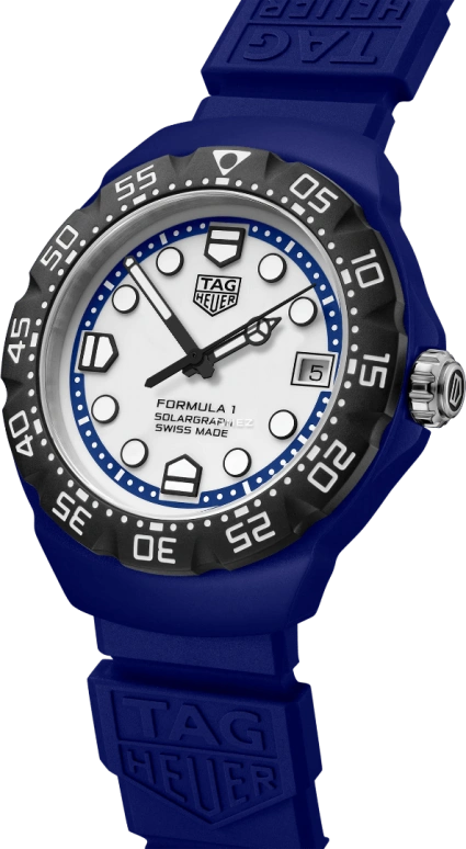 TAG Heuer,Formula 1 38mm,38mm,Plastic,White,Quartz,Day,Solar Charging,WBY1162,WBY1162.FT8105