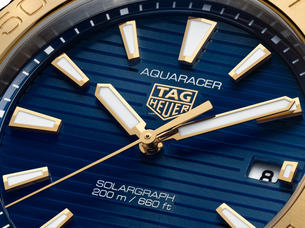 TAG Heuer,Aquaracer 40mm,40mm,Stainless Steel,Blue,Quartz,Day,In-house Caliber,WBP1120,WBP1120.BB0002