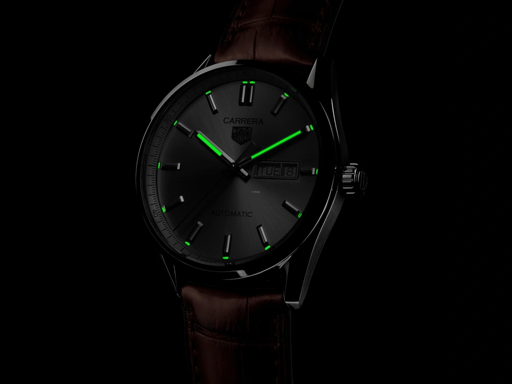 TAG Heuer,Carrera 39mm,39mm,Stainless Steel,Silver,Automatic,Date,Day,WBN2011,WBN2011.FC6484