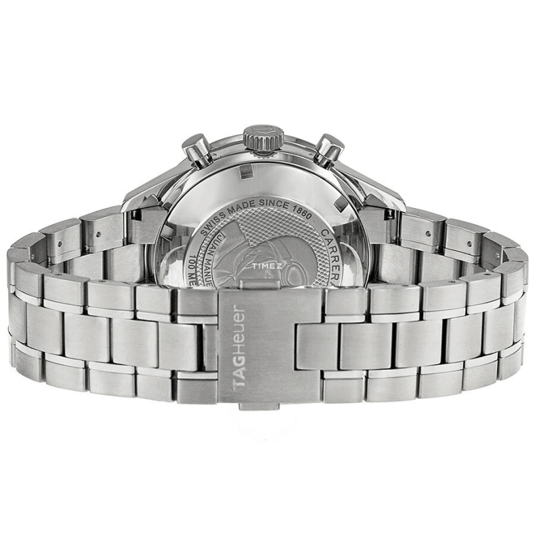 TAG Heuer,Carrera 42mm,42mm,Stainless Steel,Smoky Coal,Automatic,Chronograph,Day,CV201A,CV201A.BA0794
