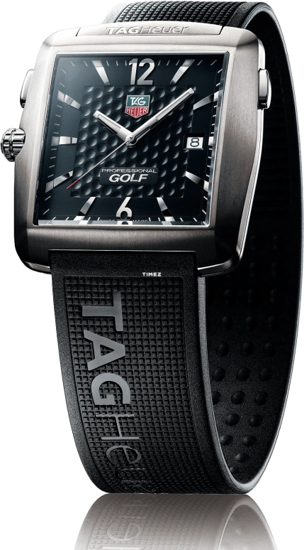 TAG Heuer,Golf 37.50x36.70mm,37.50x36.70mm,Stainless Steel,Black,In-house Caliber,Sapphire,Crystal Glass,WAE1111,WAE1111.FT6004
