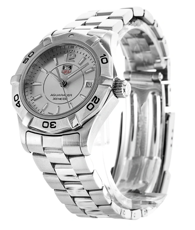 TAG Heuer,Aquaracer 27mm,27mm,Stainless Steel,Silver,Quartz,Day,26280hours,WAF1412,WAF1412.BA0823