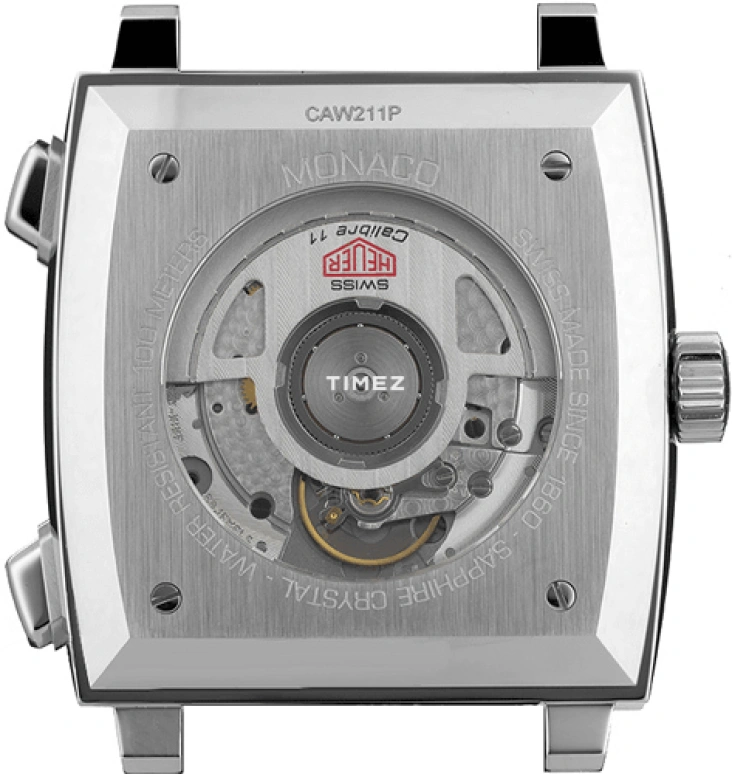 TAG Heuer,Monaco 39mm,39mm,Stainless Steel,Blue,Automatic,Chronograph,Day,CAW211P,CAW211P.BA0780
