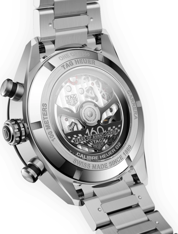TAG Heuer,Carrera 44mm,44mm,Ceramic,Stainless Steel,Silver,Automatic,Chronograph,Date,Column Wheel,CBN2A1D,CBN2A1D.BA0643