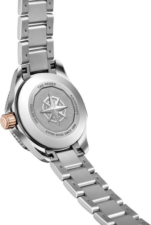 TAG Heuer,Aquaracer 30mm,30mm,Stainless Steel,White,Sapphire,Crystal Glass,Closed,WBP1450,WBP1450.BA0622