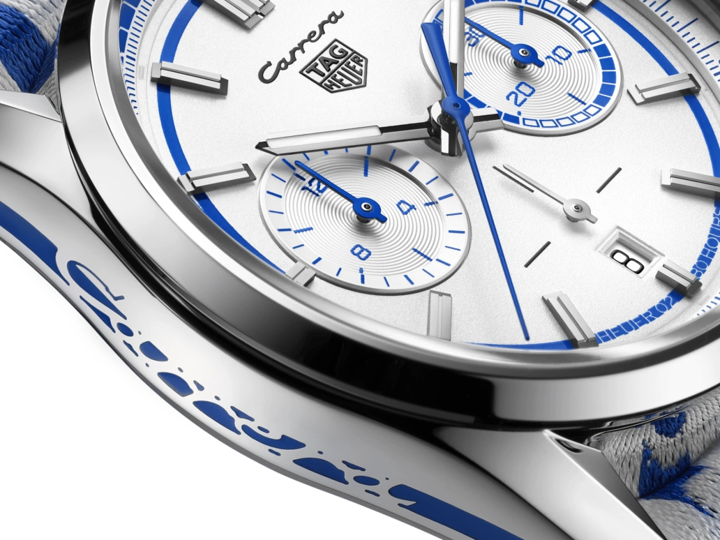 TAG Heuer,Carrera 42mm,42mm,Stainless Steel,White,Blue,Automatic,80hours,In-house Caliber,CBN2016,CBN2016.EB0275