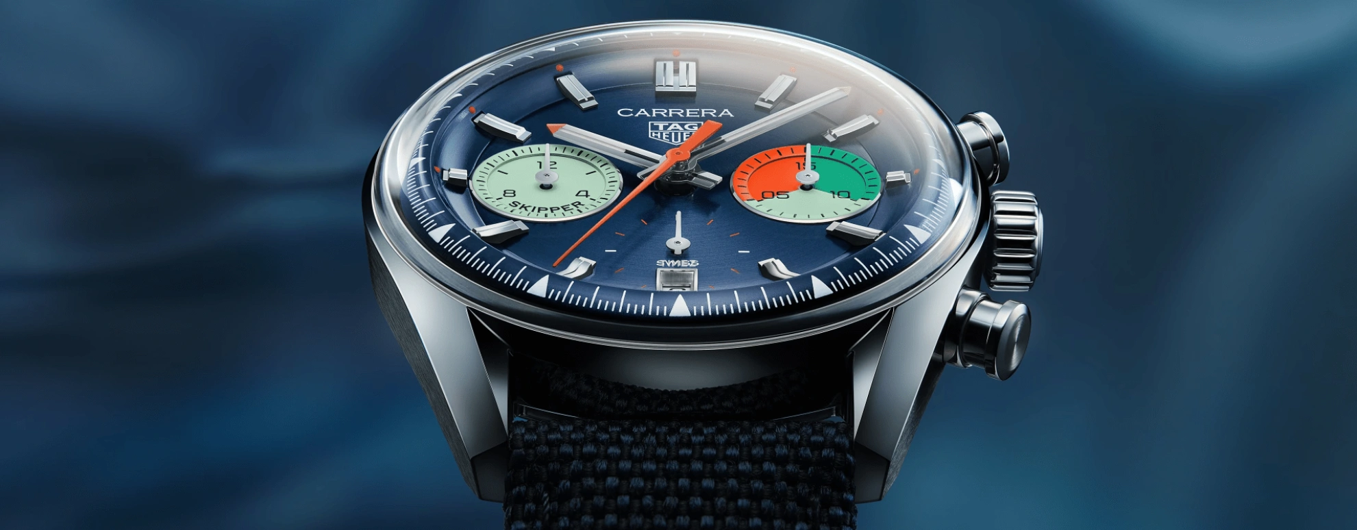 TAG Heuer,Carrera 39mm,39mm,Stainless Steel,Blue,Automatic,Regatta Timer,Day,CBS2213,CBS2213.FN6002