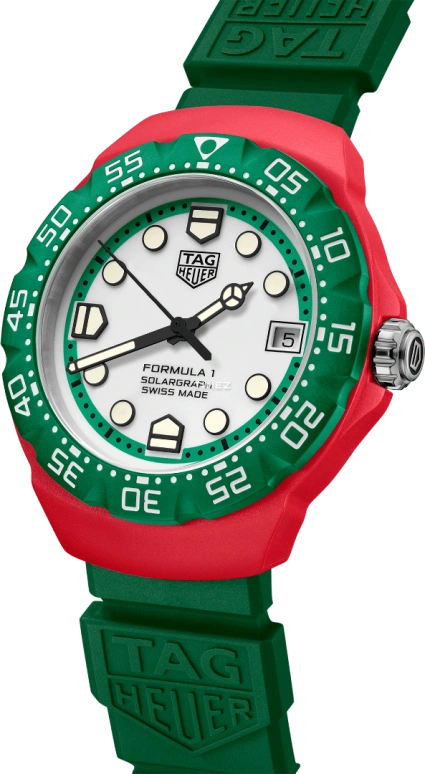 TAG Heuer,Formula 1 38mm,38mm,Plastic,White,Quartz,Day,Solar Charging,WBY1160,WBY1160.FT8085