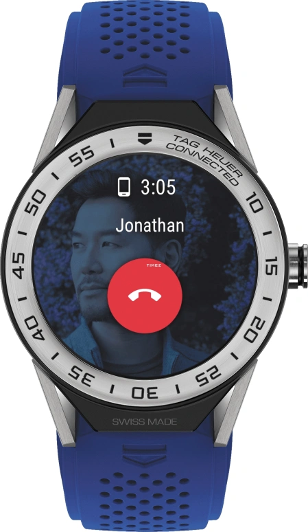 TAG Heuer,Carrera 45mm,45mm,Titanium,Ceramic,Black,Processor,Chronograph,Day,Connected,Smartwatch,25hours,In-house Caliber,SBF8A8001,SBF8A8001.11FT6118