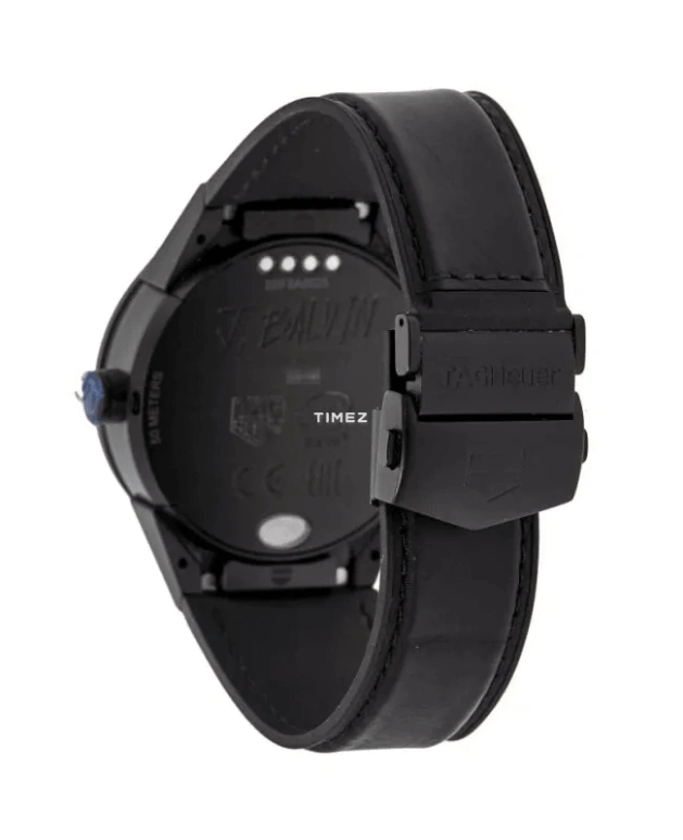 TAG Heuer,Connected Watch 45mm,45mm,Titanium,Black,Processor,Quartz,Chronograph,Month,Date,Day,Sapphire,Round,SBF8A8025,SBF8A8025.82FT6138