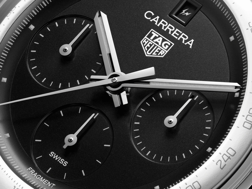 TAG Heuer,Carrera 39mm,39mm,Stainless Steel,Black,Automatic,Chronograph,Day,CBS221B,CBS221B.BA0045