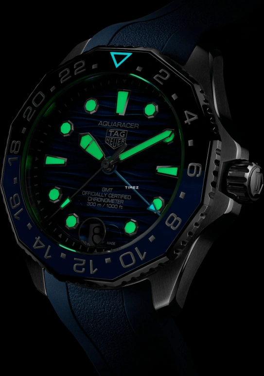 TAG Heuer,Aquaracer 42mm,42mm,Stainless Steel,Blue,Automatic,Day,Dule Time,WBP5114,WBP5114.FT6259