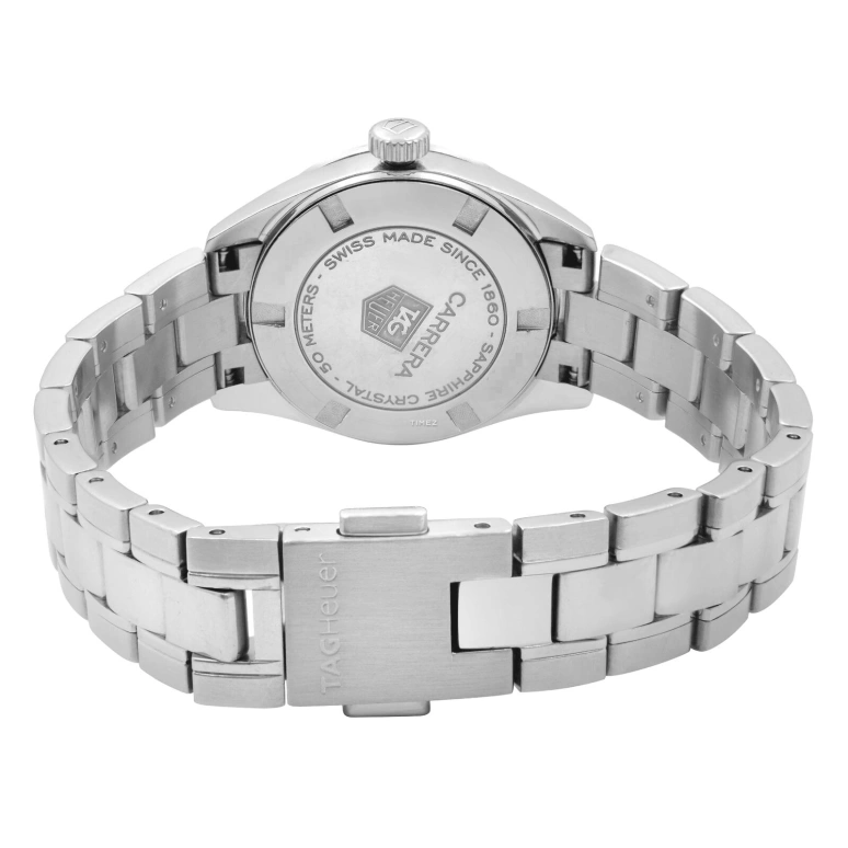 TAG Heuer,Carrera 27mm,27mm,Stainless Steel,Black,Quartz,Day,Sapphire,WV1410,WV1410.BA0793