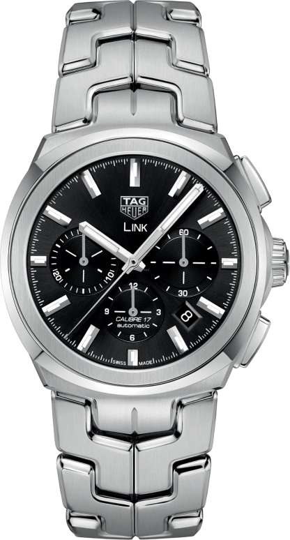 TAG Heuer,Link 41mm,41mm,Stainless Steel,White,Black,Automatic,42hours,In-house Caliber,CBC2110,CBC2110.BA0603