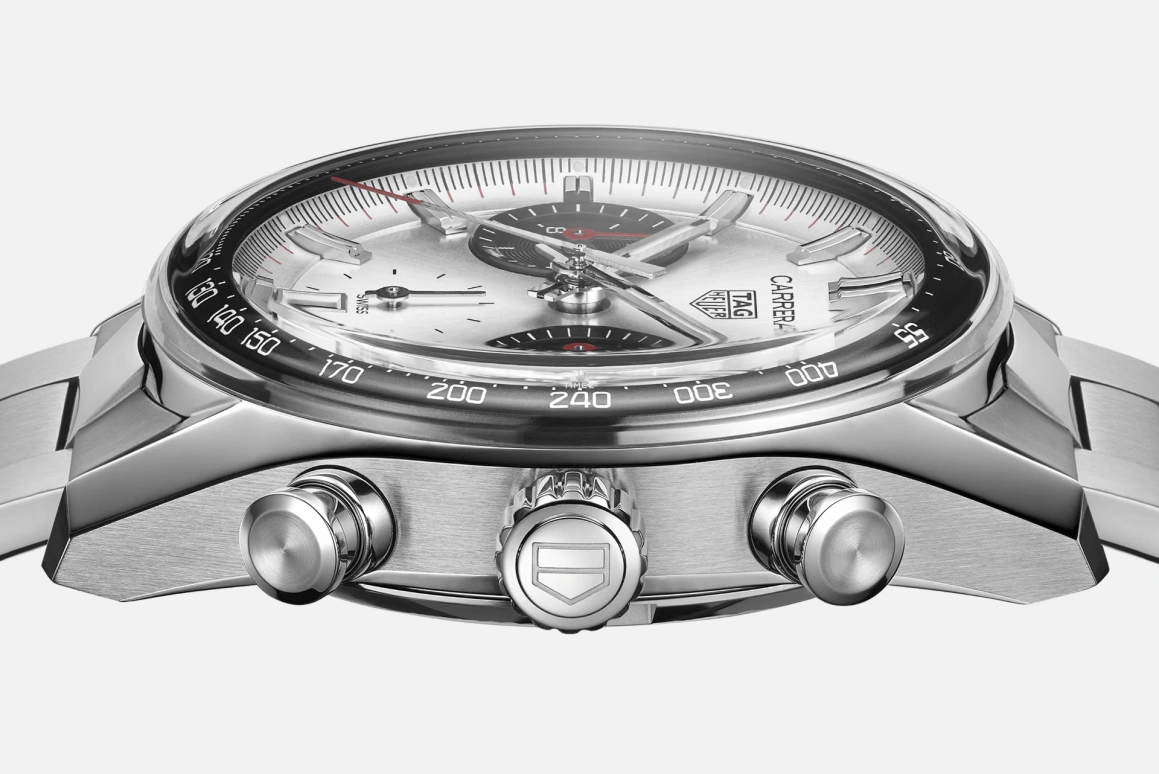 TAG Heuer,Carrera 39mm,39mm,Stainless Steel,Silver,Automatic,Chronograph,Day,CBS2216,CBS2216.BA0041