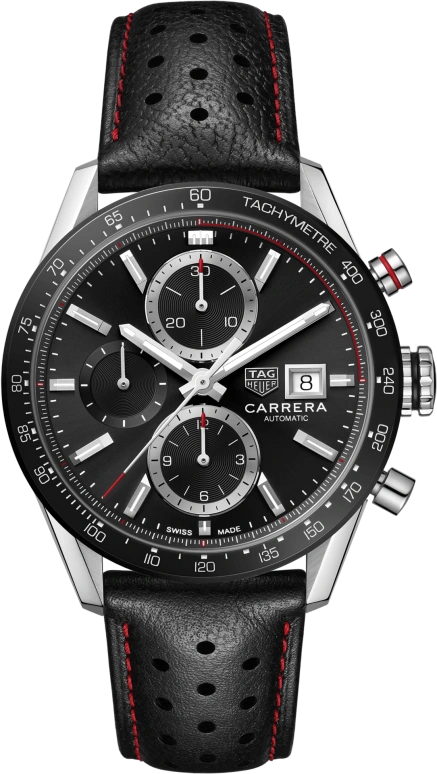 TAG Heuer,Carrera 41mm,41mm,Ceramic,Stainless Steel,Black,Automatic,Chronograph,Date,CBM2110,CBM2110.FC6454