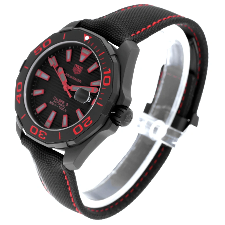 TAG Heuer,Aquaracer 43mm,43mm,Titanium,Black,Automatic,Day,42hours,WAY208A,WAY208A.FC6381