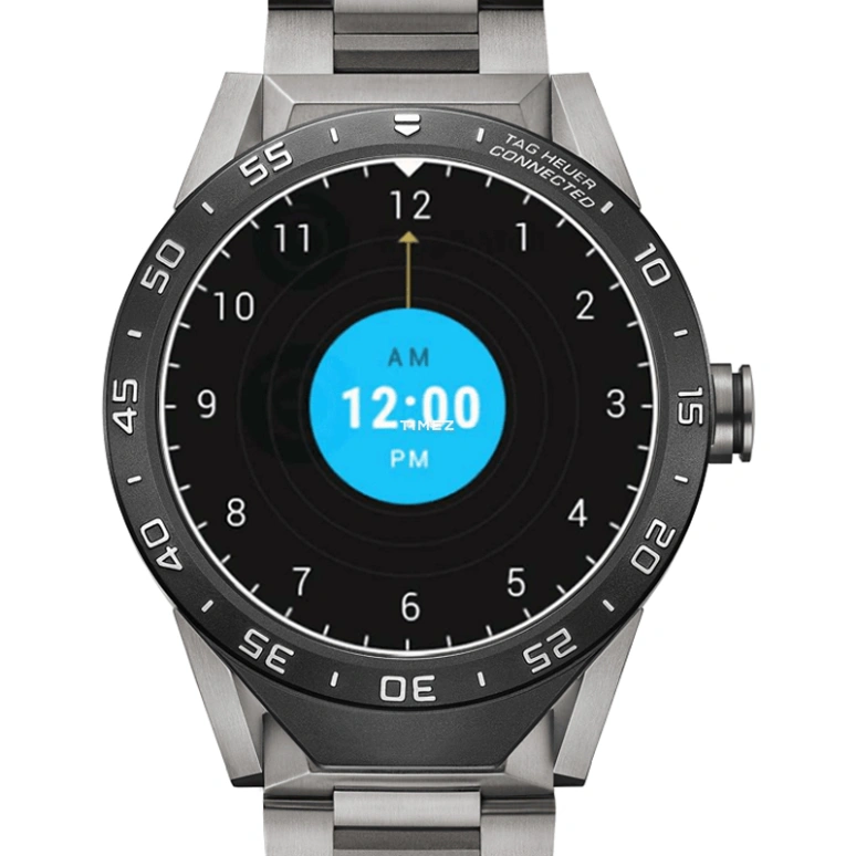 TAG Heuer,Connected Watch 46mm,46mm,Titanium,Black,Processor,Chronograph,Month,Date,Day,Sapphire,Round,SAR8A80,SAR8A80.BF0605