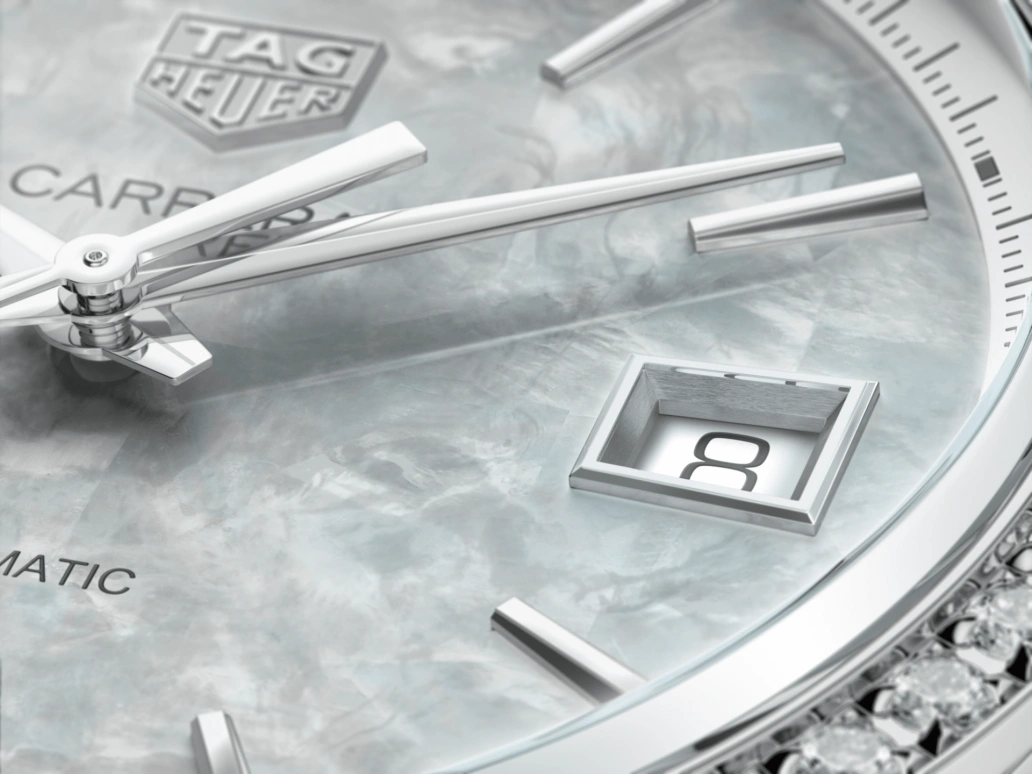 TAG Heuer,Carrera 36mm,36mm,Stainless Steel,White,Automatic,Chronograph,Date,WBK2316,WBK2316.FC8258