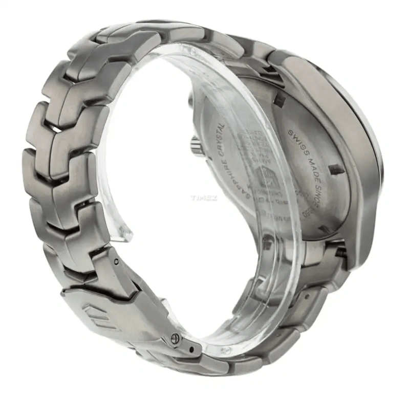 TAG Heuer,Link 42mm,42mm,Stainless Steel,Black,Quartz,In-house Caliber,Sapphire,Crystal Glass,CJF7110,CJF7110.BA0587