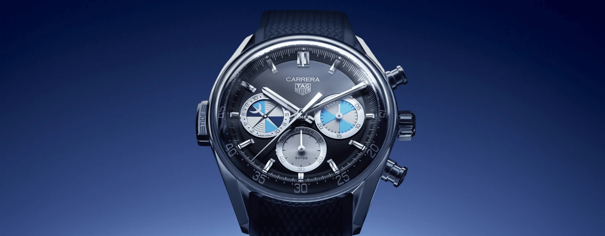 TAG Heuer,Carrera 42mm,42mm,Stainless Steel,Silver,Automatic,Chronograph,Tide,CBS2014,CBS2014.FT6293