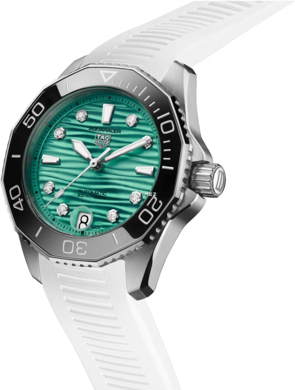 TAG Heuer,Aquaracer 36mm,36mm,Stainless Steel,Green,Automatic,Day,42hours,WBP231K,WBP231K.FT6234