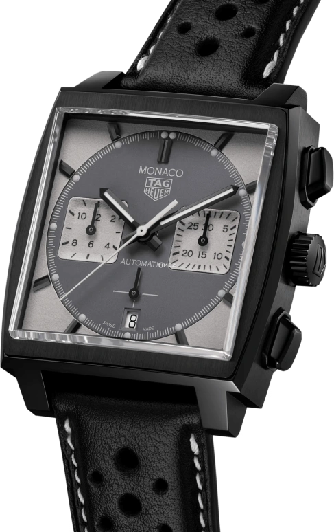 TAG Heuer,Monaco 39mm,39mm,Titanium,Black,Grey,Automatic,Chronograph,Day,CBL2181,CBL2181.FC6515